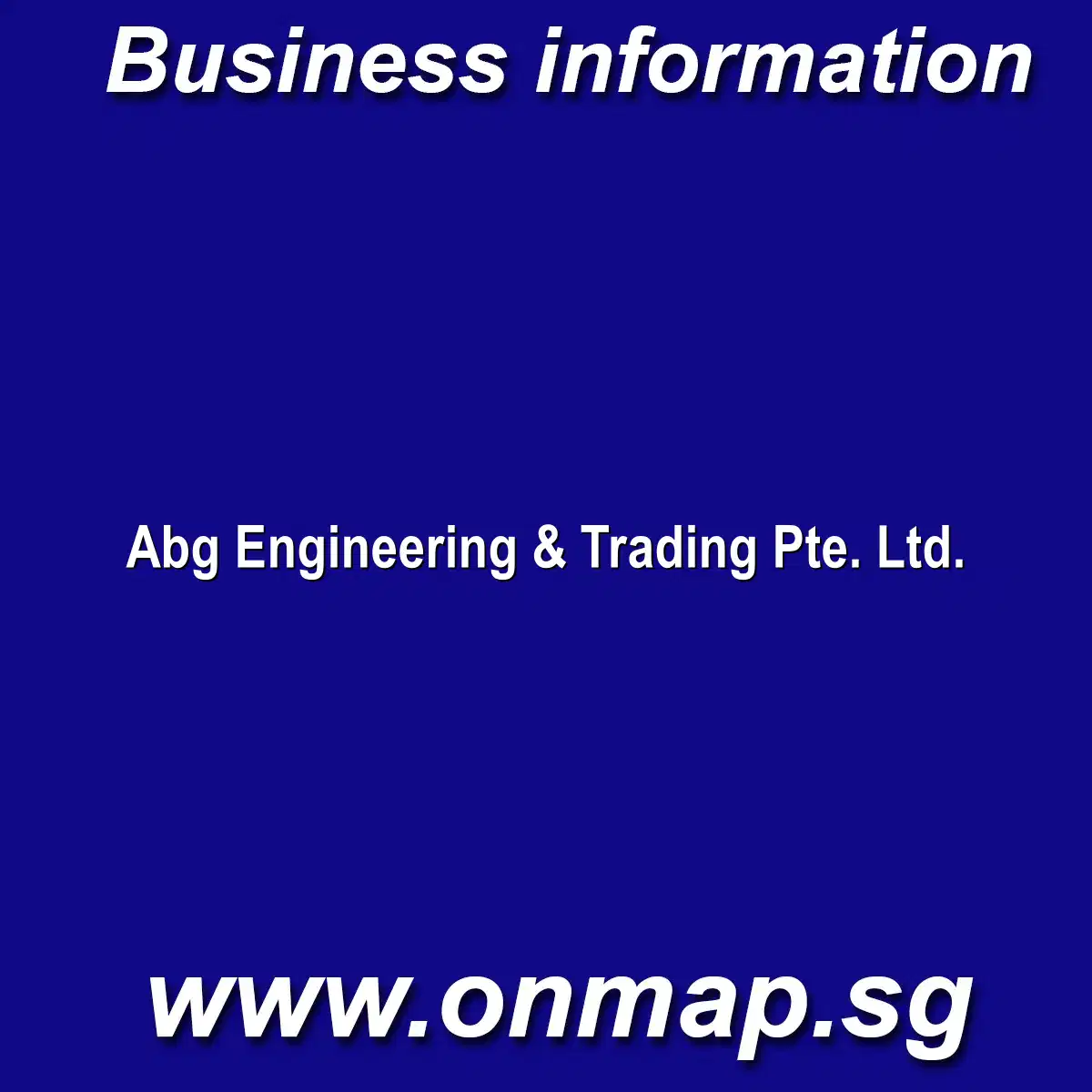 Abg Engineering & Trading Pte. Ltd. - Details, Locations, Reviews