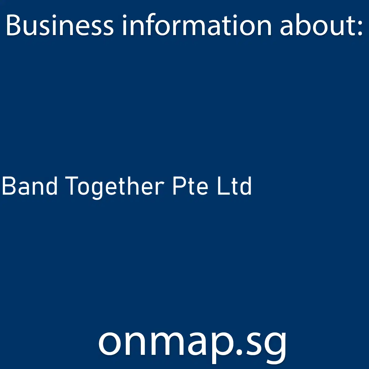 Band Together Pte Ltd Details Locations Reviews